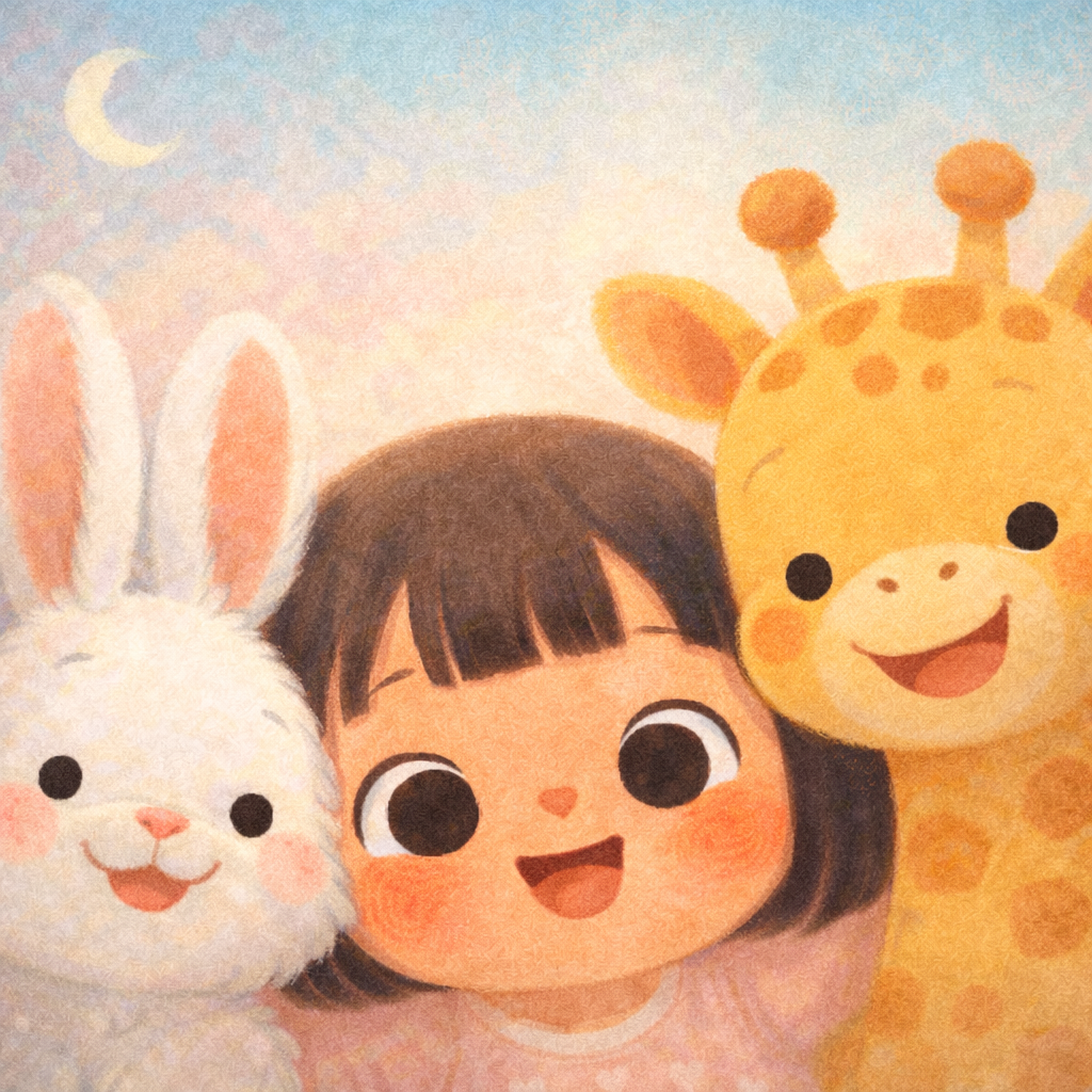 月光下的睡前故事封面插画